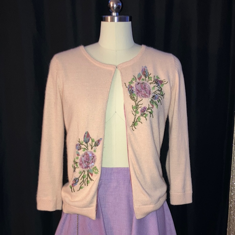Embroidered Floral Women’s Sweater